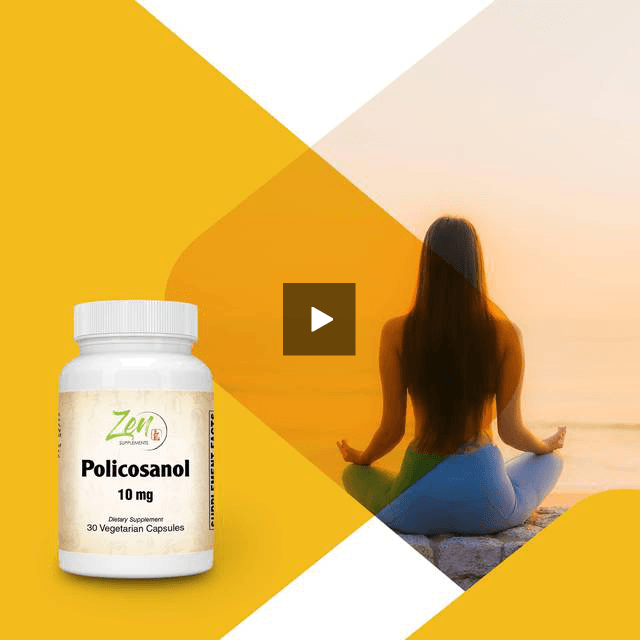 Policosanol 10mg Antioxidant - 30 Vegcaps