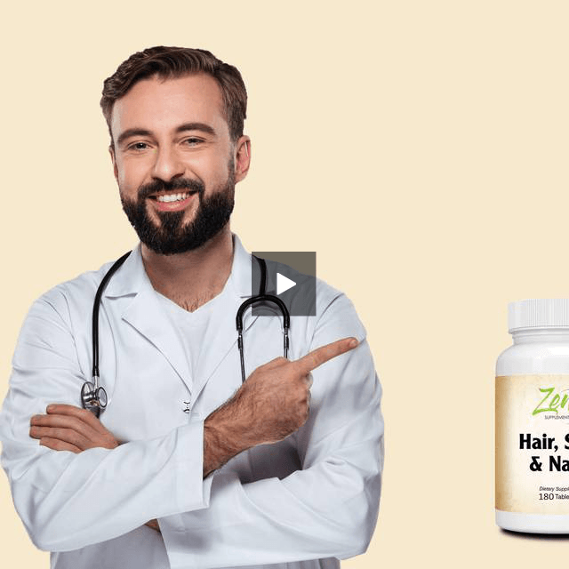 Hair, Skin & Nails Formula - With Biotin - 180 Tabs