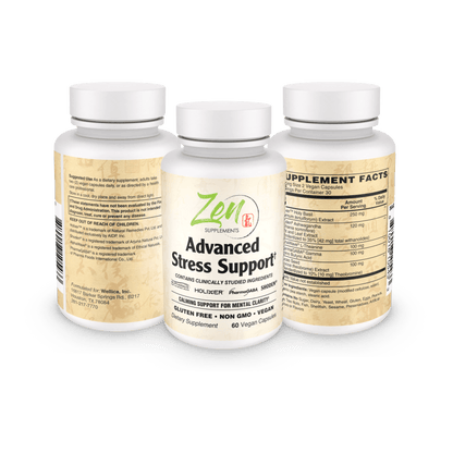 Advanced Stress Support Supplement - Cortisol Management 60VCaps