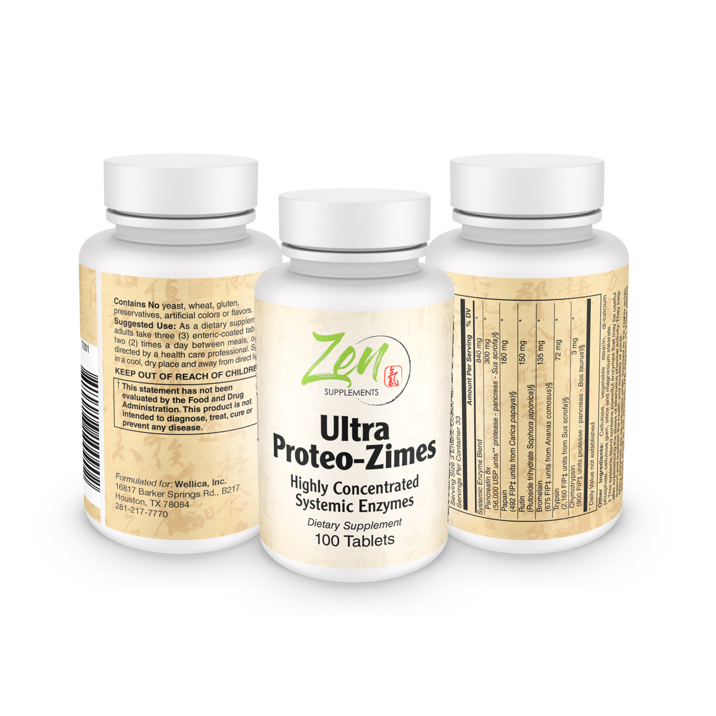 Ultra Proteo-Zimes™ Enteric Coated 100 Tabs