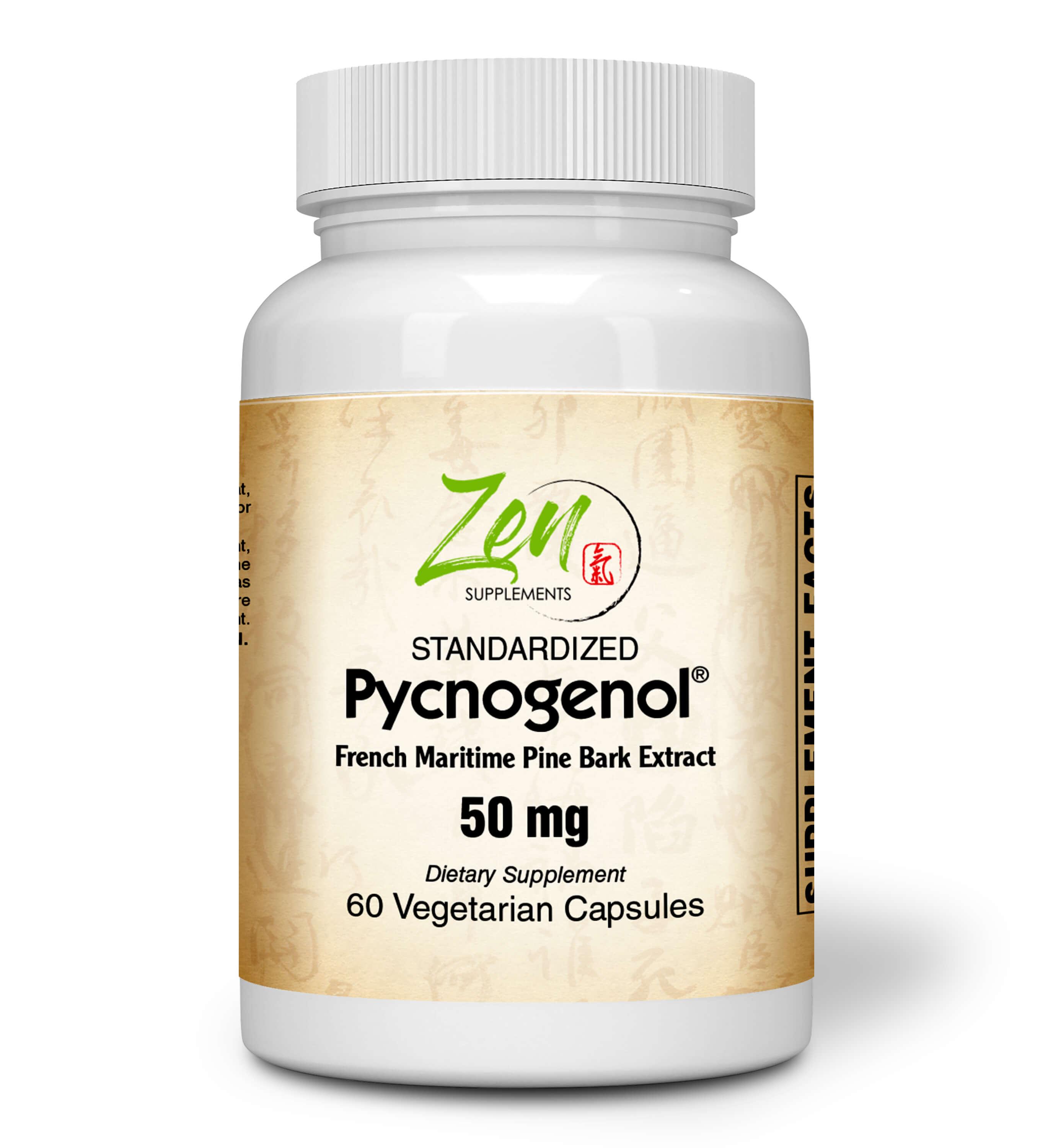 Pycnogenol French Marine Pine Bark Supplement - Boost circulation, skin ...