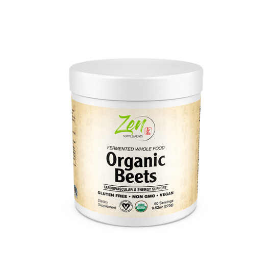 Fermented Whole Food Organic Beets Powder 4.76oz 30 Servings Superfood