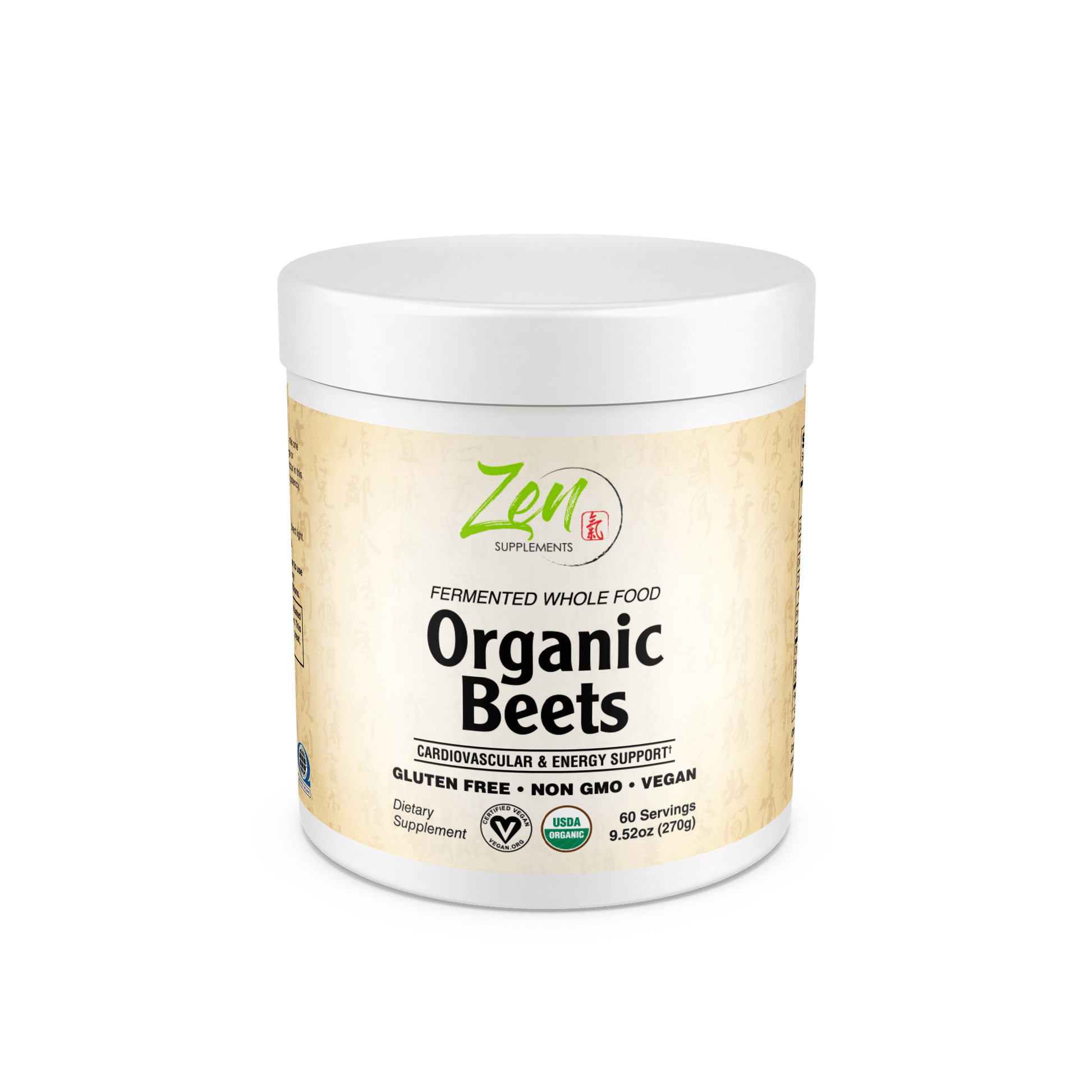 Fermented Whole Food Organic Beets Powder 4.76oz 30 Servings Superfood