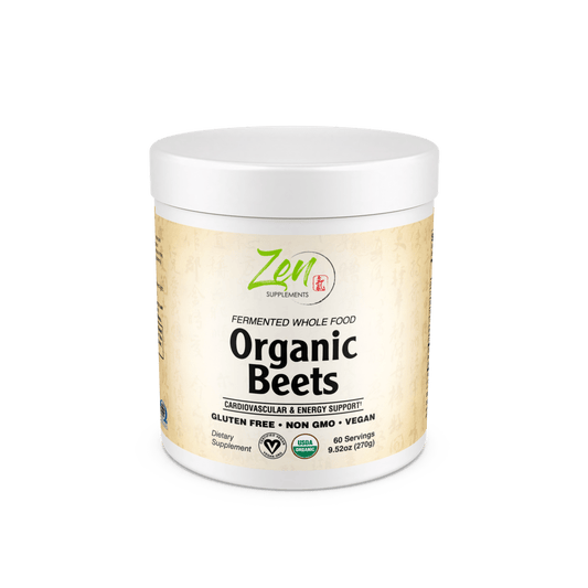 Fermented Whole Food Organic Beets Powder 4.76oz 30 Servings Superfood