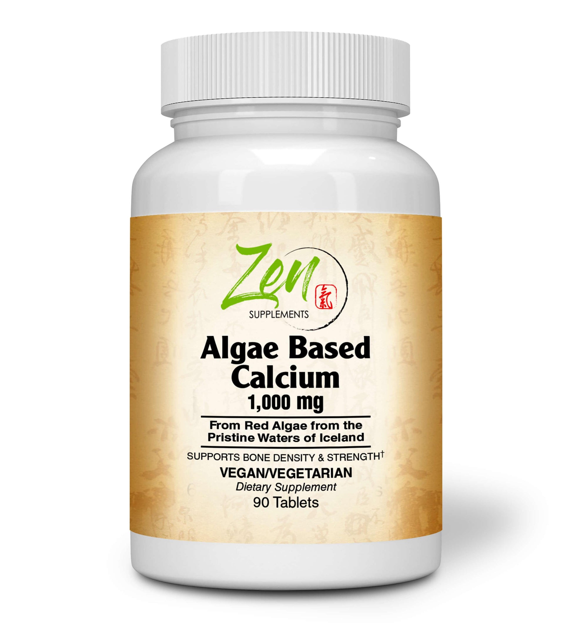 Algae Based Calcium Supplements with D3 & K2- 90 Tabs