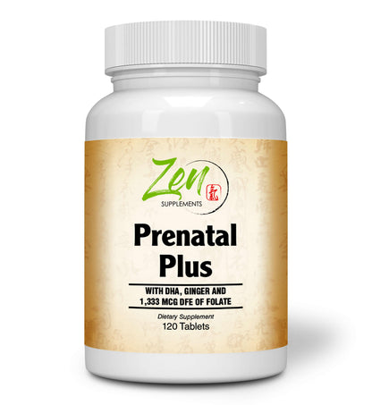 Prenatal Plus Multi-Vitamin - Non-GMO Women Support - 120 Tabs