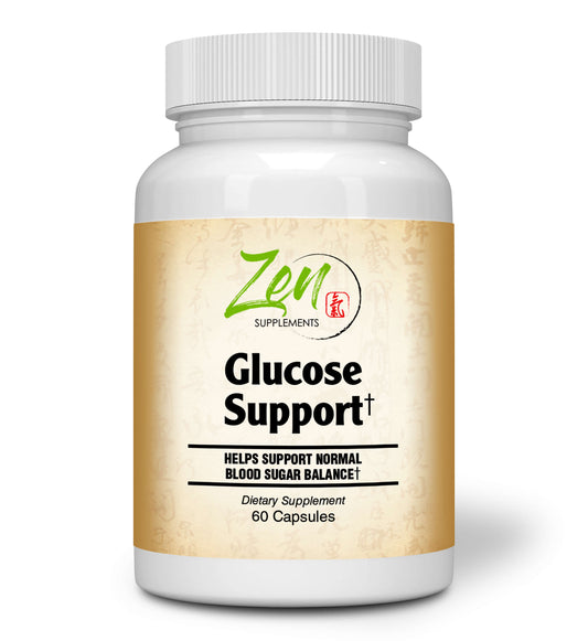 Glucose Support - With ChromeMate®, GlucoHelp®, Vanadyl, & Herbs - 60 Caps