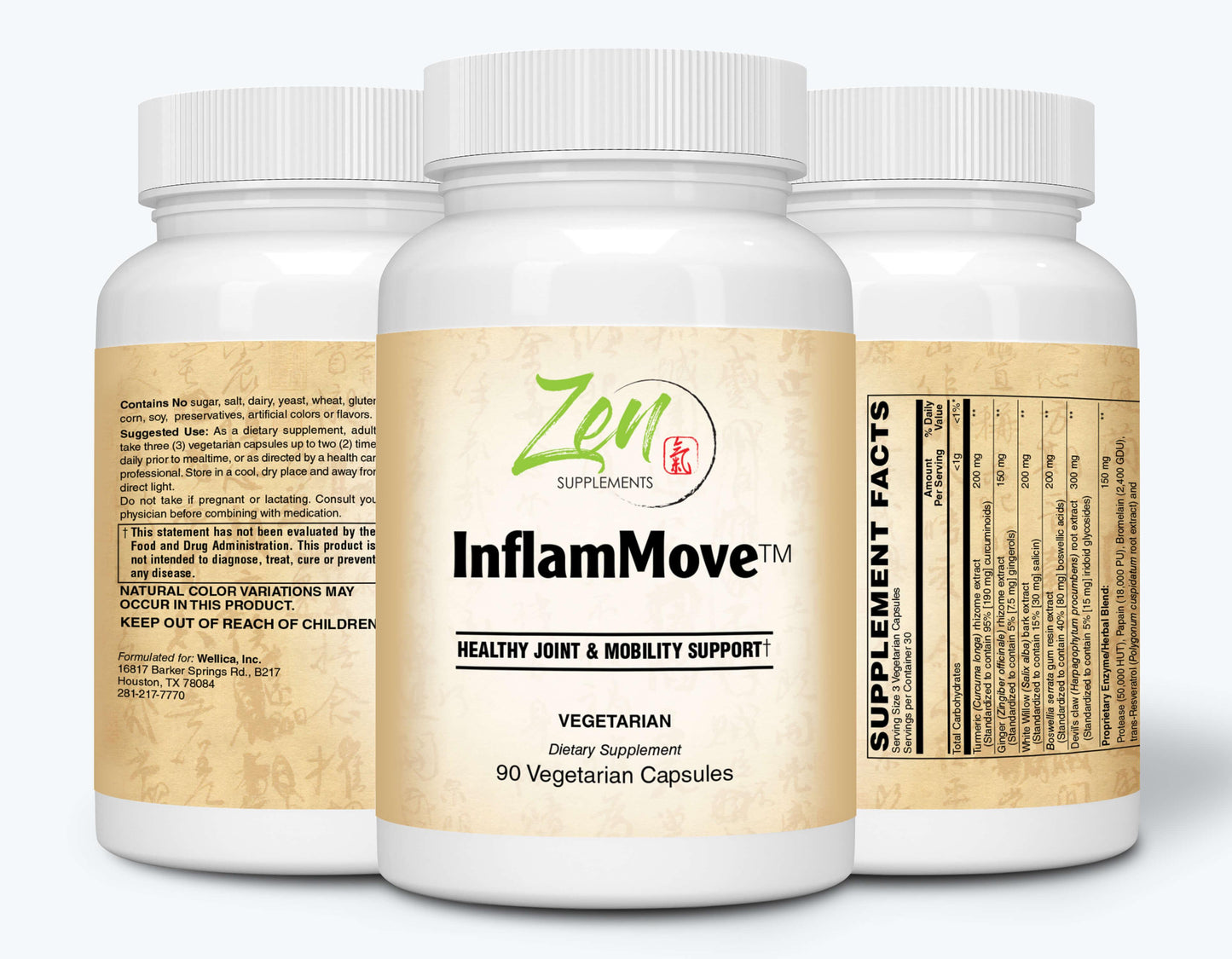 Inflammove Enzyme & Herbal Blend - 90 Vegcaps