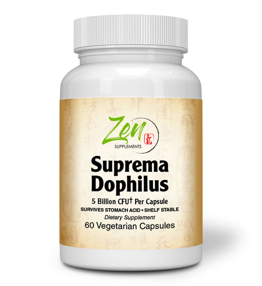 Suprema-Dophilus 5 Billion CFU 8 Strain Probiotic - 60 Caps