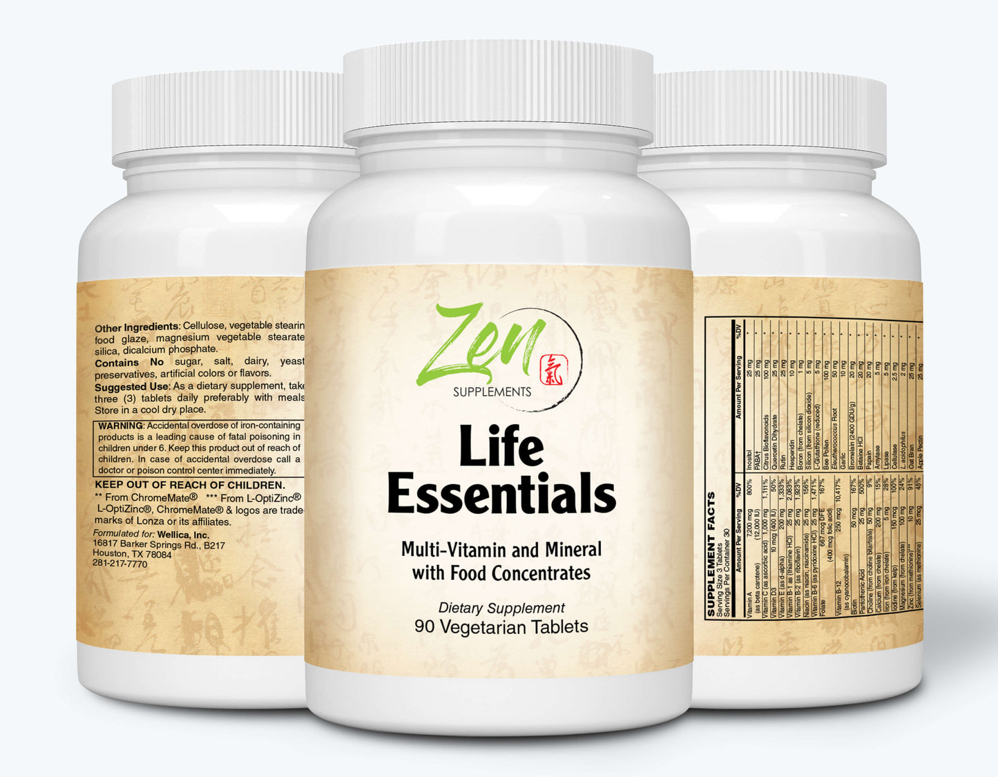 Life Essentials MultiVitamin w/ Probiotics & Digestive Enzymes 90 Tabs