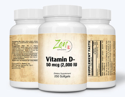 Vitamin D-3 2000IU - 250 Softgel