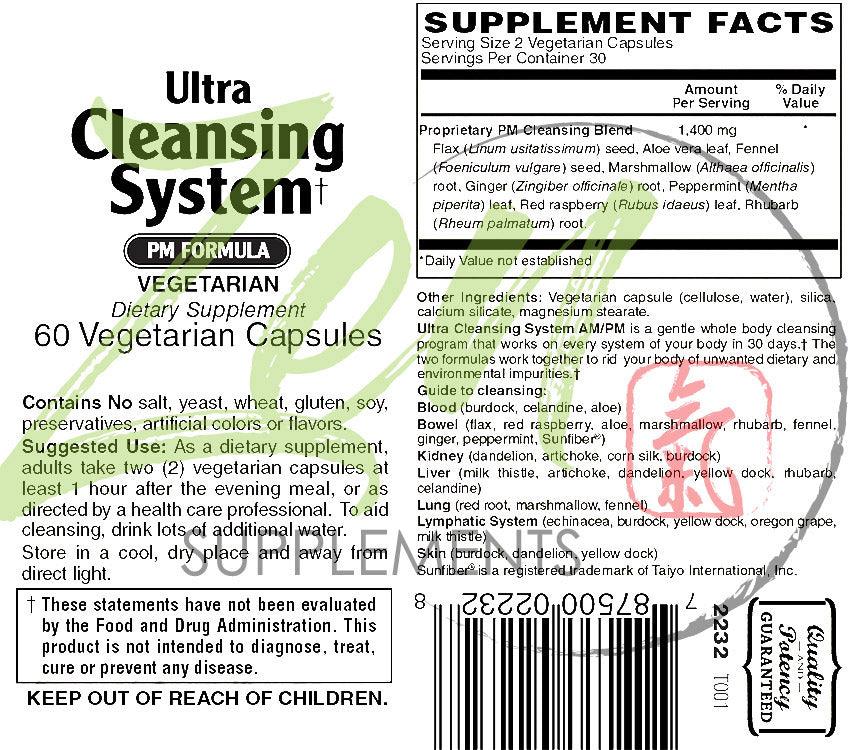 Ultra Cleansing System AM/PM Kit - 100% Herbal Blends - 30 Day Cleanse