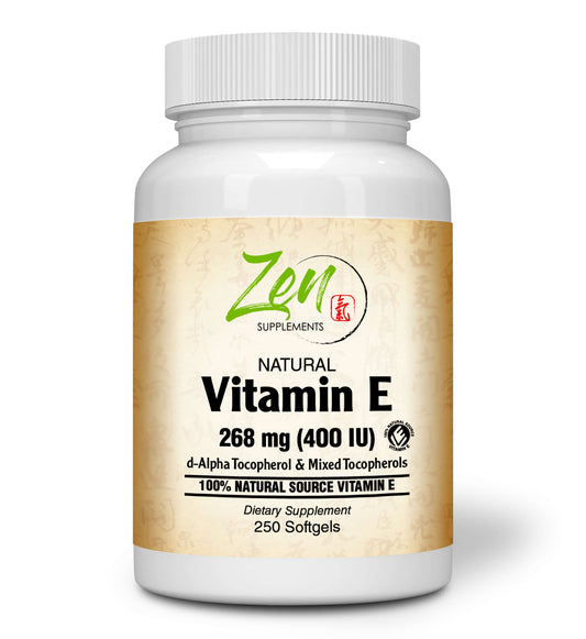 Vitamin E-400IU - With Mixed Tocopherols - 250 Softgel