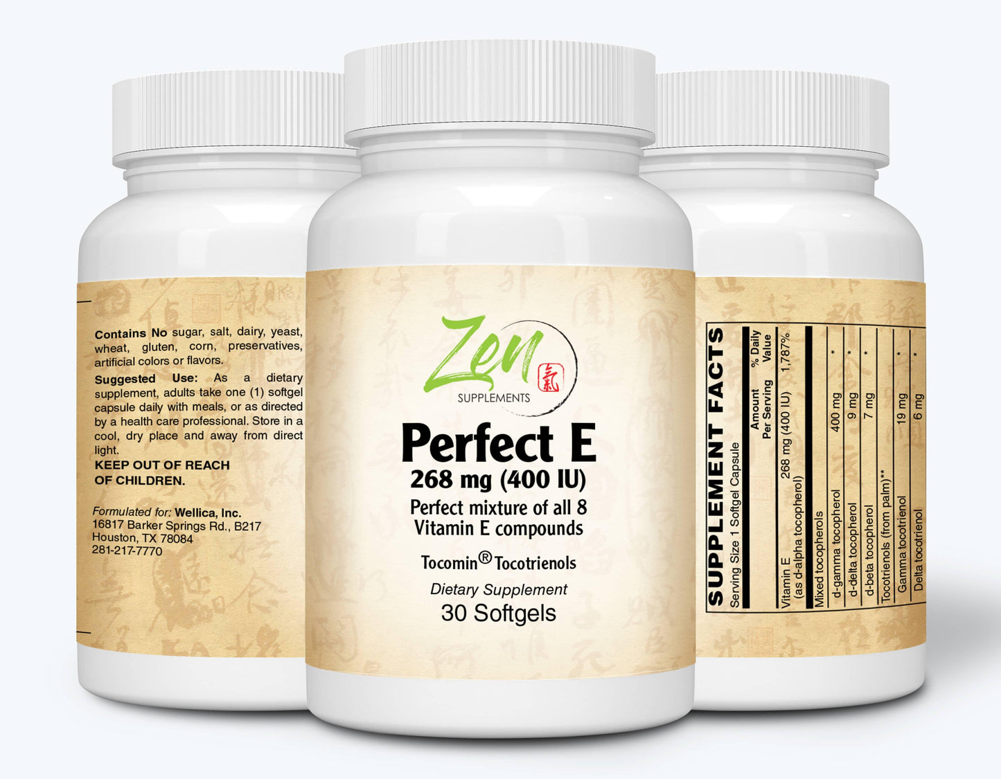 Perfect E - With Tocotrienols - 30 Softgel