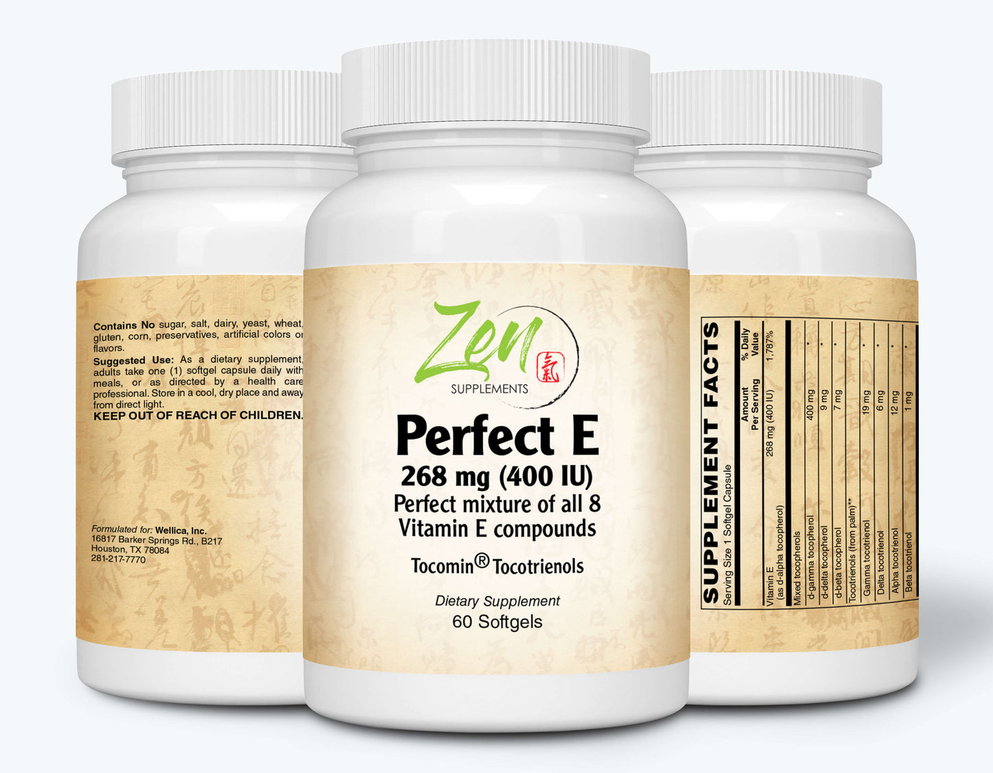 Perfect E - With Tocotrienols - 60 Softgel