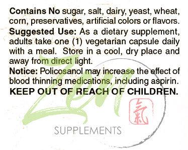 Policosanol 10mg Antioxidant - 30 Vegcaps