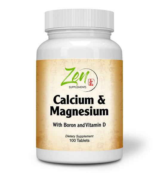 Hi Potency Calcium and Magnesium - With D3 & Boron - 100 Tabs