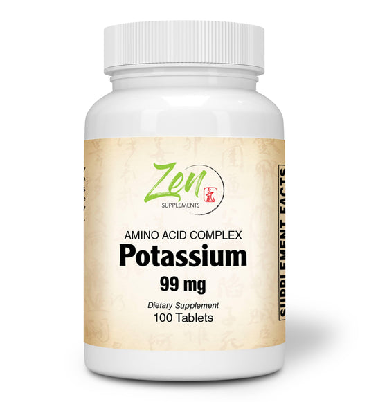 Potassium 99mg (Amino Acid) - 100 Tabs