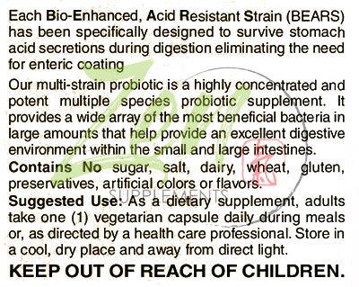 Suprema-Dophilus 5 Billion CFU 8 Strain Probiotic - 120 Caps