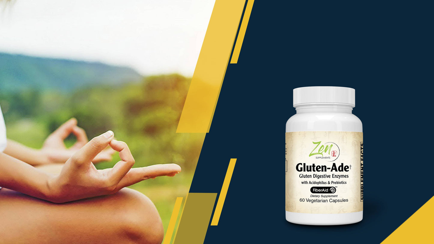 Zen Supplements Gluten-Ade Digestive Enzyme Formula - 60 Vegcaps