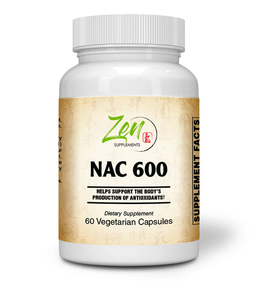 NAC 600 Plus - N-Acetyl Cysteine - 60 Vegcaps