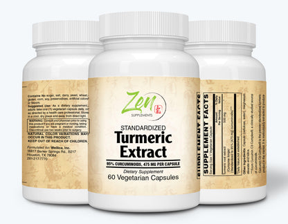 Turmeric Extract 500mg - With Curcumin C3 Complex® - 60 Vegcaps