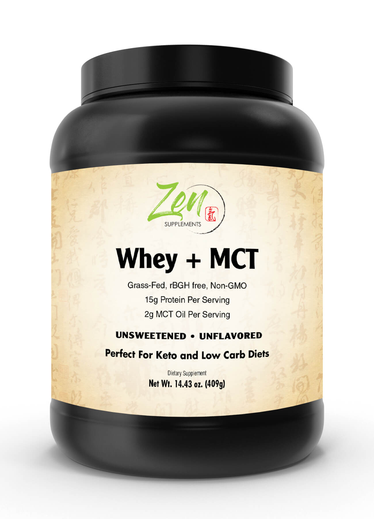 Whey Protein + MCT Powder - 409g Powder