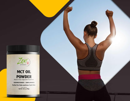 MCT Oil Powder - 100% Pure MCT's - 292g 10.3oz Powder