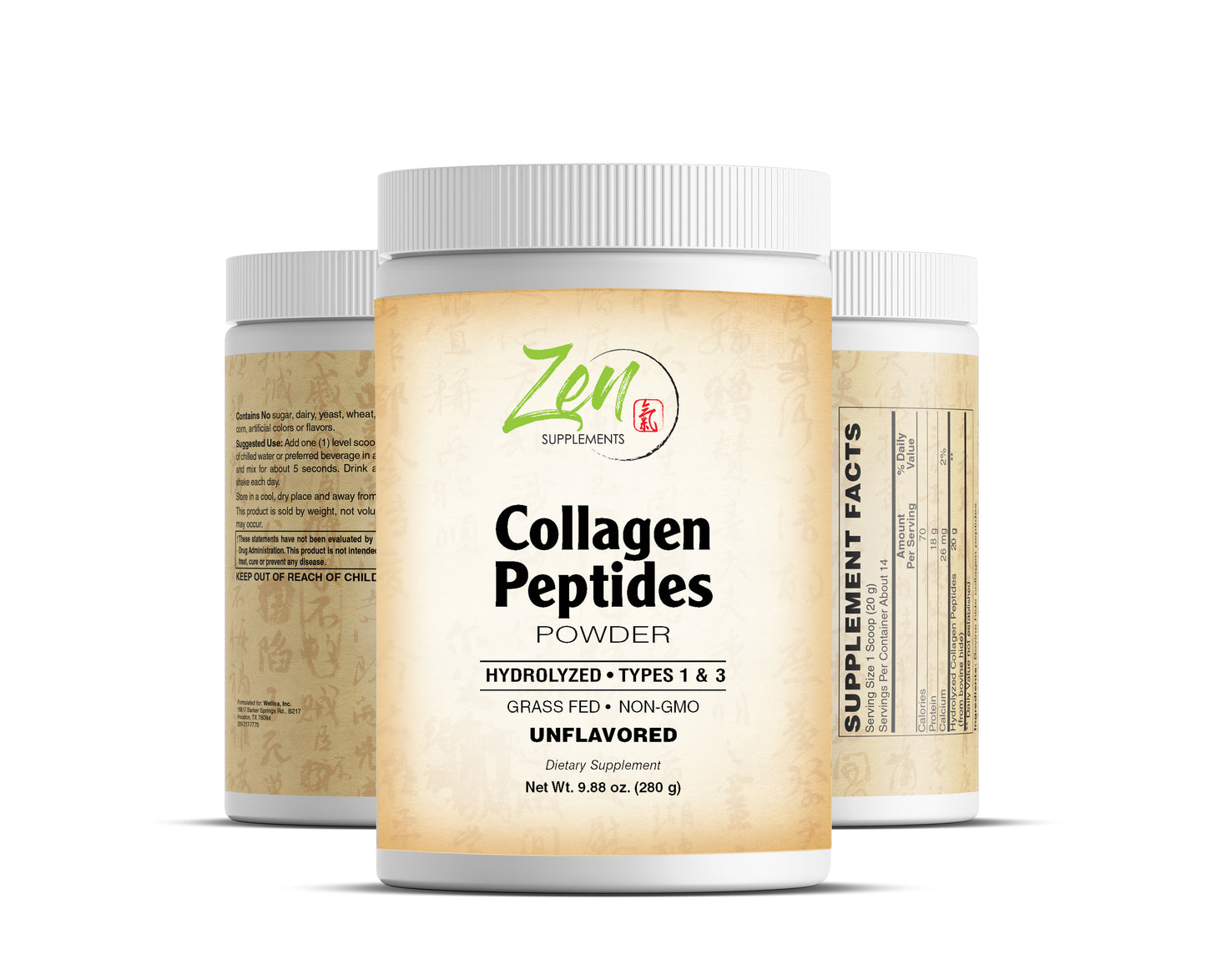 Collagen Peptides (Types 1 & 3) - 280g Powder