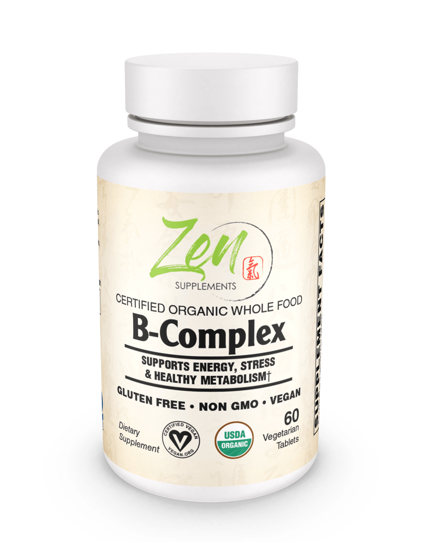 Organic Whole Food B-Complex 60 TAB