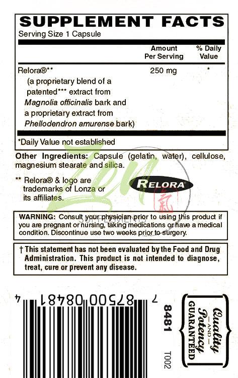 Relora 250mg Relaxtion Support - 60 Softgel