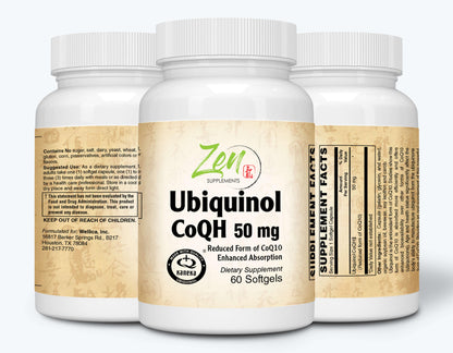 Ubiquinol CoQH 50mg - 60 Softgel