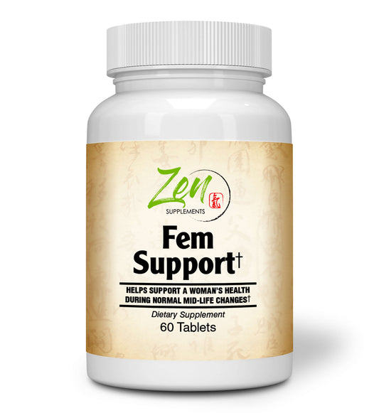 Fem Support - With Black Cohosh, Isoflavones & Red Clover Extract - 60 Tabs