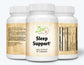 Sleep Support - With Melatonin, L-Theanine, Passionflower & Valerian - 60 Caps