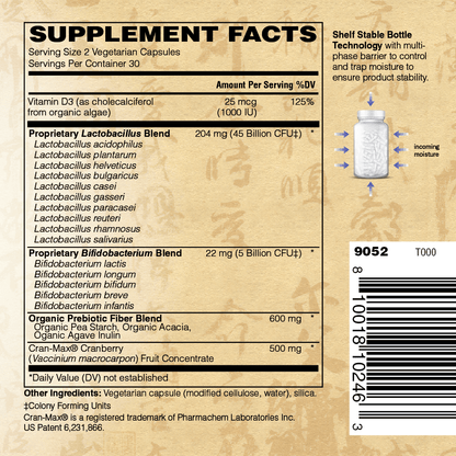 Urinary Formula 50 Billion 60 VCAP