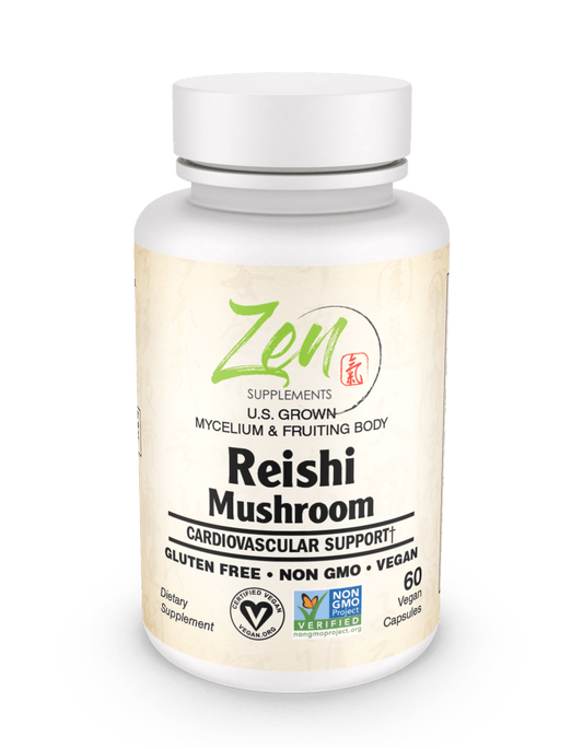 Organic Reishi Mushroom Supplement 60 VCAP