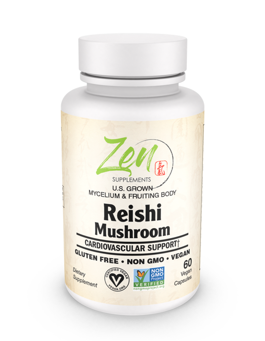 Organic Reishi Mushroom Supplements 60 VCAP