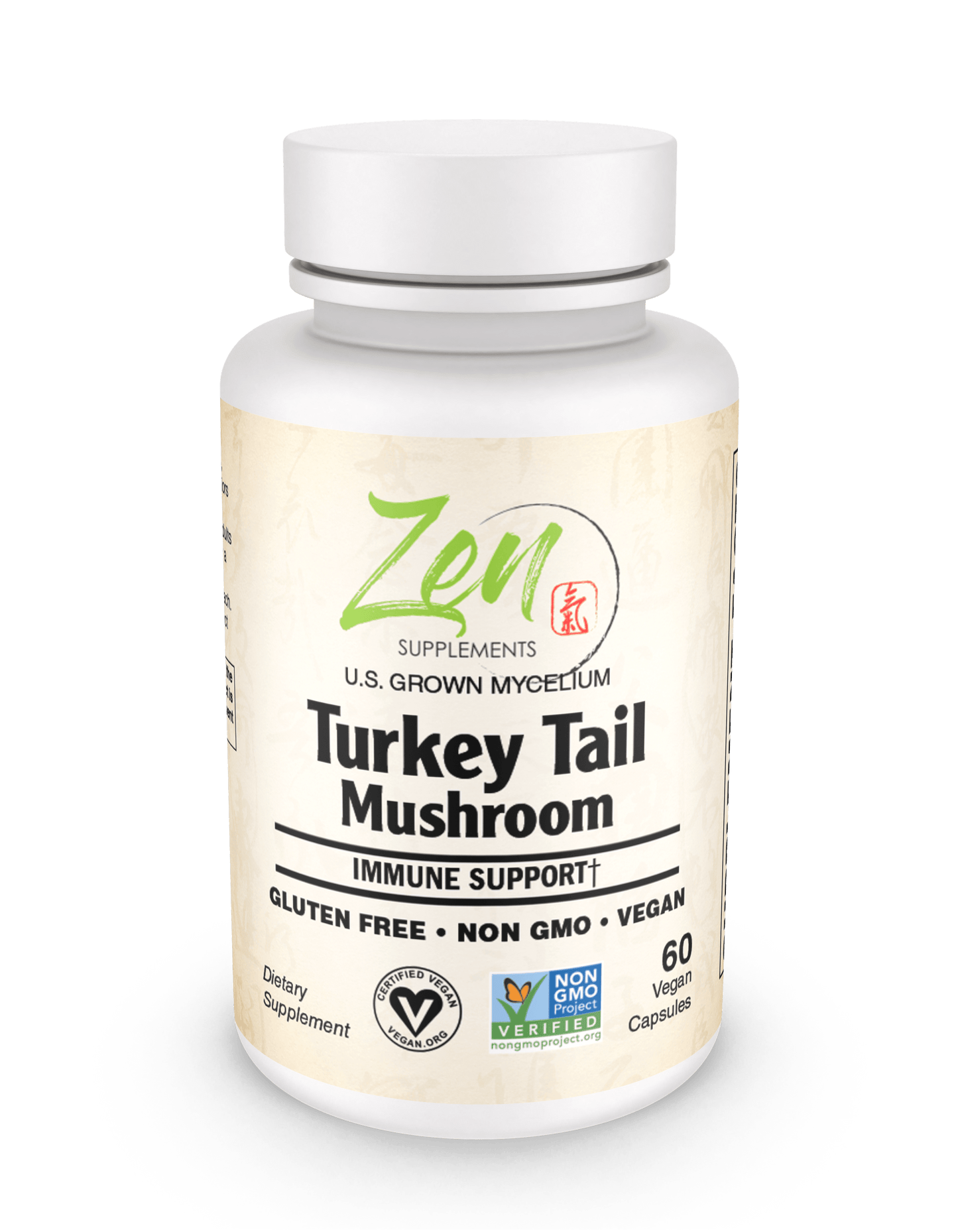 Organic Turkey Tail Mushroom Supplement 60 Vcaps