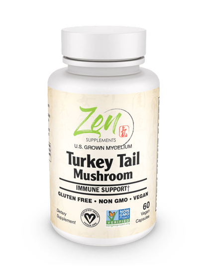 Organic Turkey Tail Mushroom Supplement 60 Vcaps