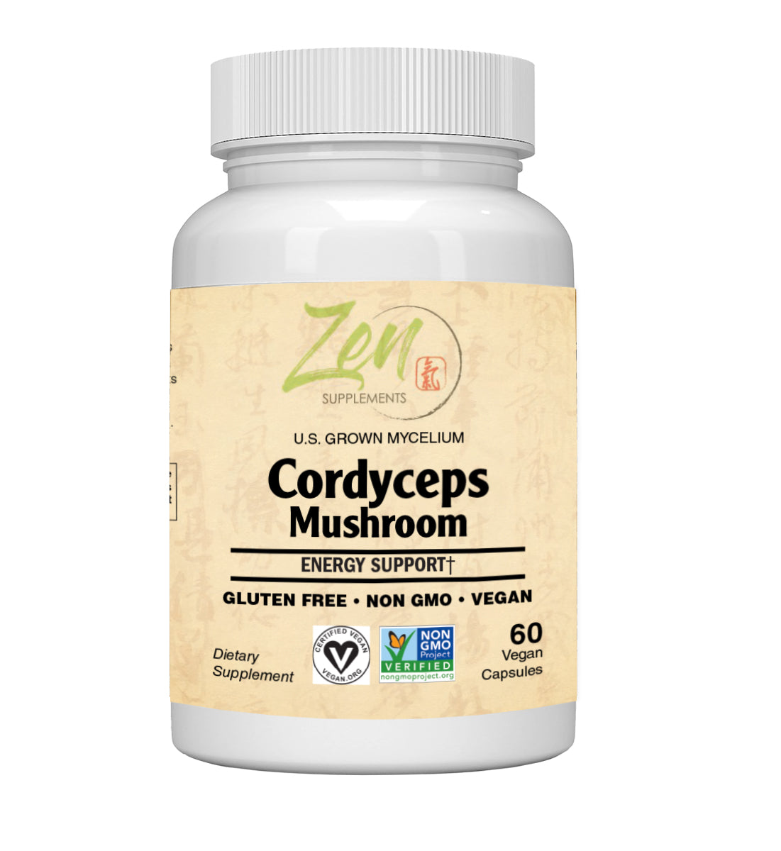 Organic Cordyceps Mushroom 60 VCAP