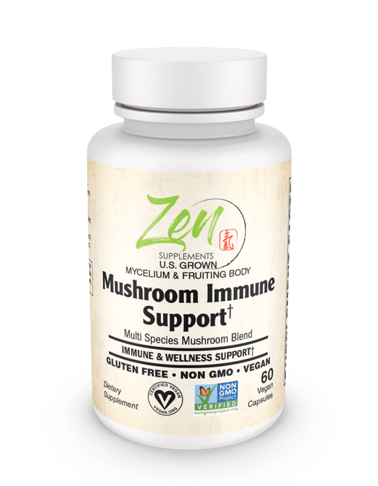 Mushroom Immune Support Supplement 60 Vcaps