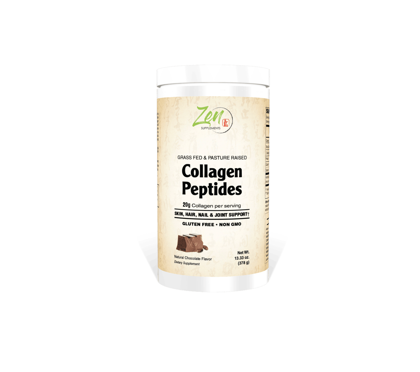 Collagen Peptides Chocolate 378g Powdered