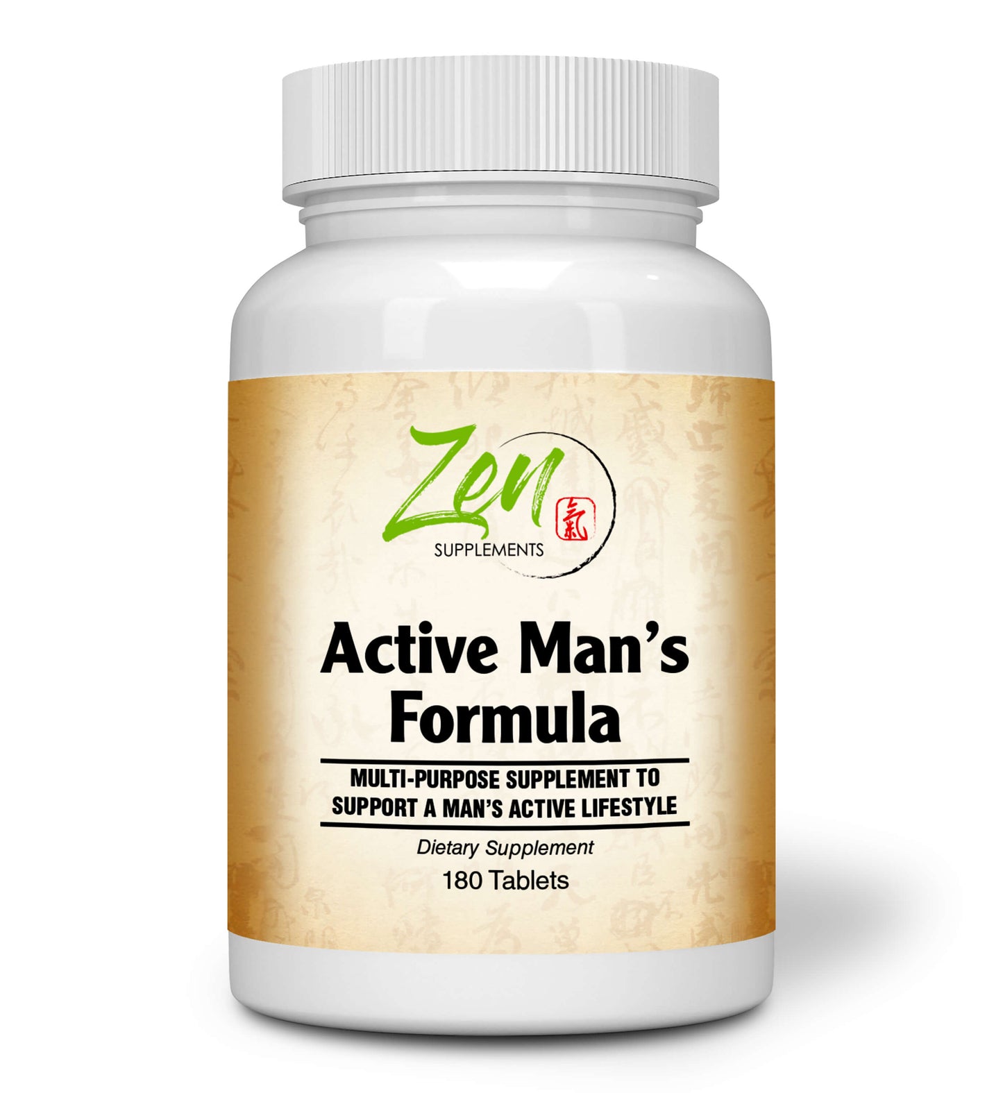 Active Man's Multi-Vitamin 180 Tabs Zen Supplements